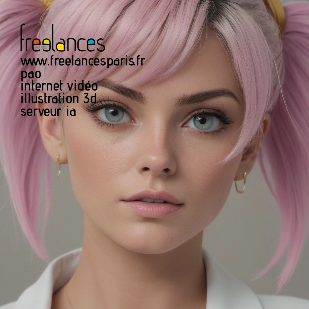 Pao mise en page internet vidéo illustration 3d serveur IA générative AI freelance paris studio de création magazines 8l7r8jr0